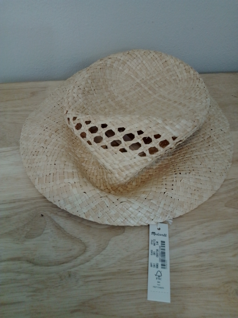 Madewell Natural Straw Woven Sun Hat